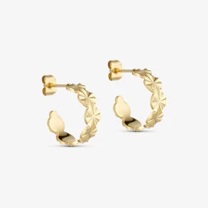 Wolff Jewerly Sunny Petit Hoops Guld 15mm
