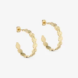 Wolff Jewerly Sunny Petit Hoops Guld Eller S�lv 25mm