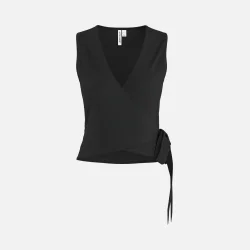 PREORDER HYPEDROP Vina SL Wrap Top Black