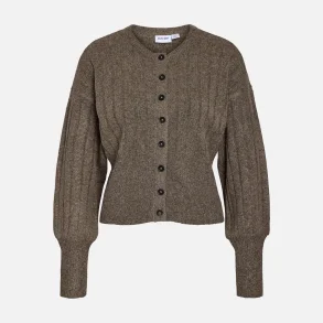 Noisy May Noella L/S Knit Cardigan Morel 