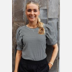 Liberte Essentiel Win Puff Tshirt Stribes