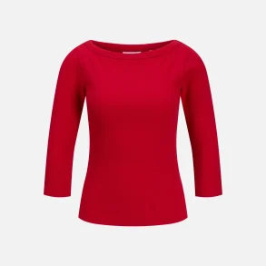 JJXX Fifi 3/4 Boatneck Top R�d