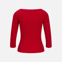 JJXX Fifi 3/4 Boatneck Top R�d