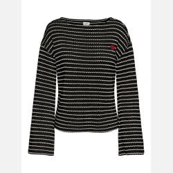 JDY Thea Boatneck Top Black Iris