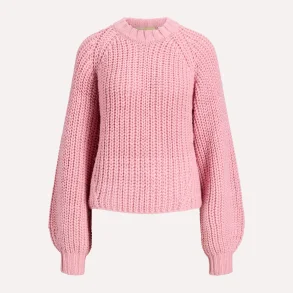 JJXX Kelly Chunky Crew Neck Knit Orchid Smoke