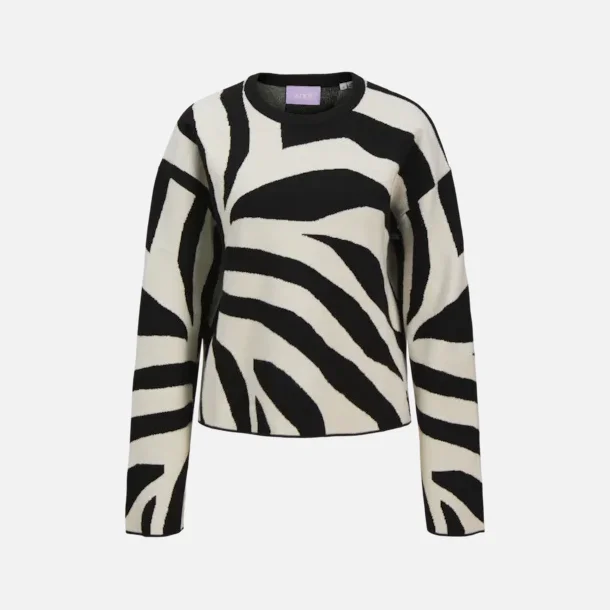 JJXX Adira strik bluse black zebra