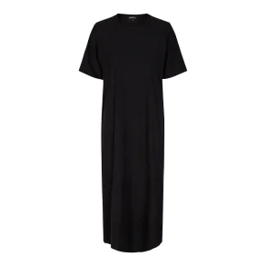 Liberte Essentiel Alma t-shirt kjole sort