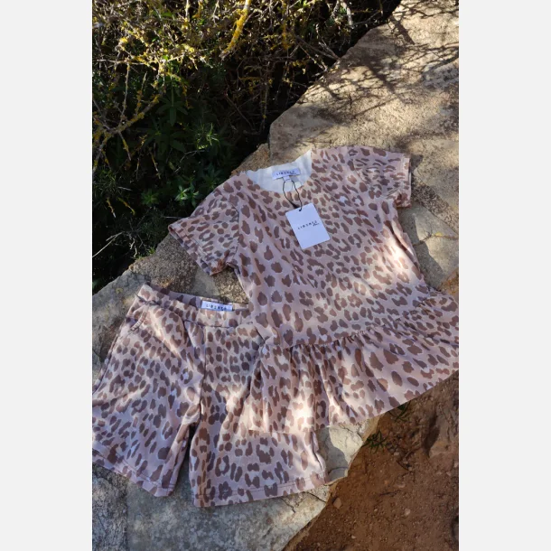 Liberte Ami t-shirt frill desert lux leo