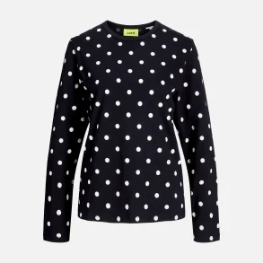 JJXX Anna black dot bluse
