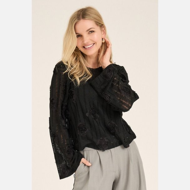 A-VIEW Rosanna Blouse Black