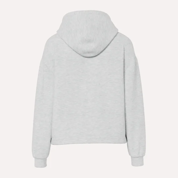 Pieces Chilli LS Hoodie Light Grey Melange 