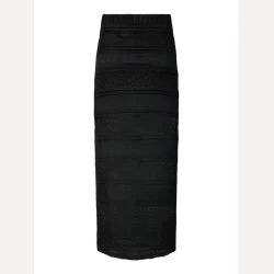 Pieces Miro MW Ankel Slim Skirt Black