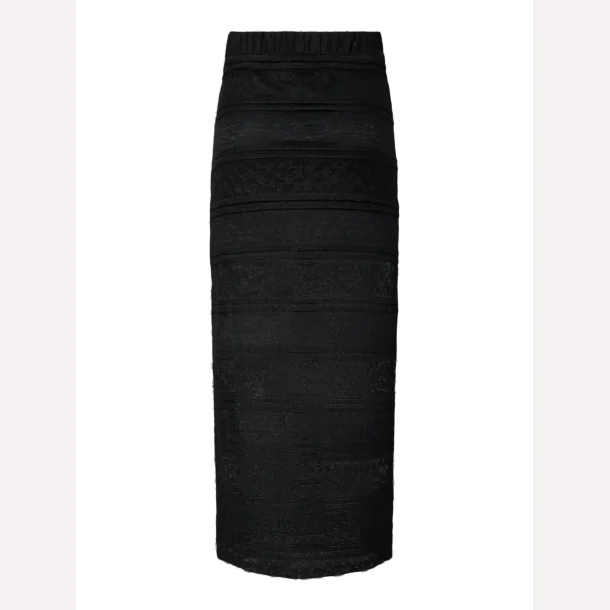 Pieces Miro MW Ankel Slim Skirt Black