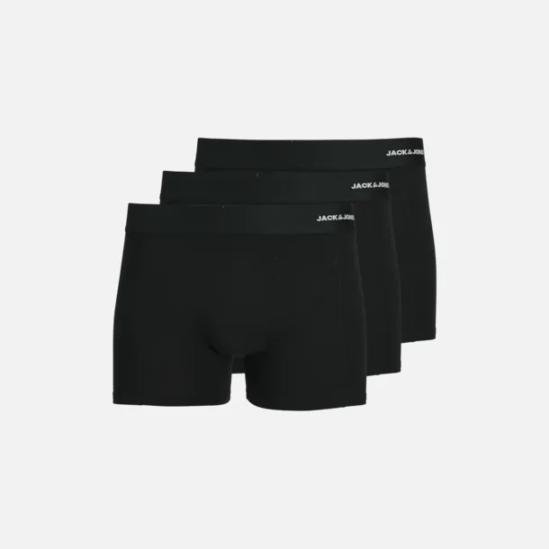 Jack &amp; Jones Basic bamboo trunks 3 pak sort