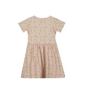 Liberte Essentiel Alma Ami babydoll dress beige lemon