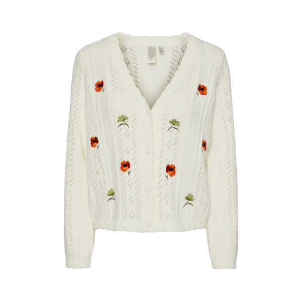 YAS Benga strik cardigan birch