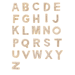 Pico Alphabet Crystal Stud
