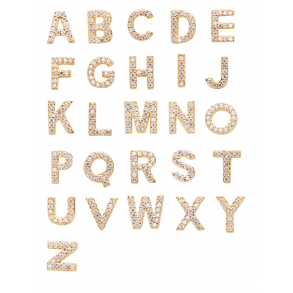 Pico Alphabet Crystal Stud