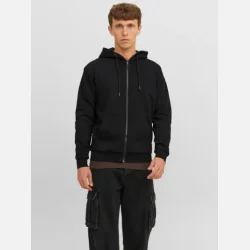 Jack &amp; Jones Bradley sweat zip hoodie sort