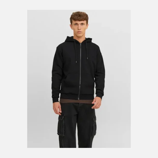 Jack &amp; Jones Bradley sweat zip hoodie sort