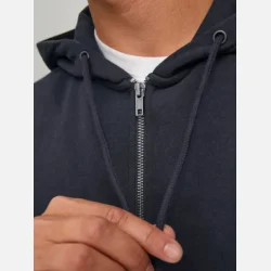 Jack &amp; Jones Bradley sweat zip hoodie sort