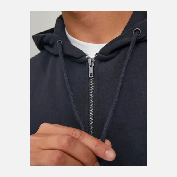 Jack &amp; Jones Bradley sweat zip hoodie sort