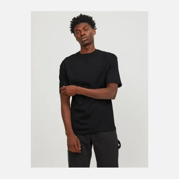 Jack &amp; Jones Bradley tee rund hals sort
