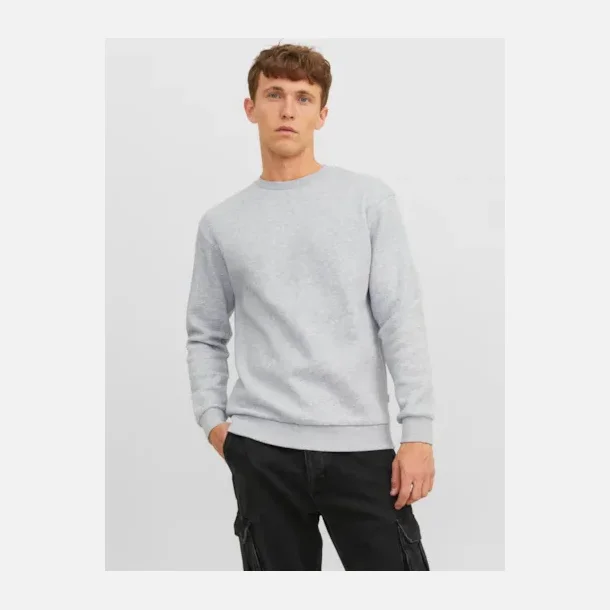 Jack &amp; Jones Bradley crew sweater light grey melange