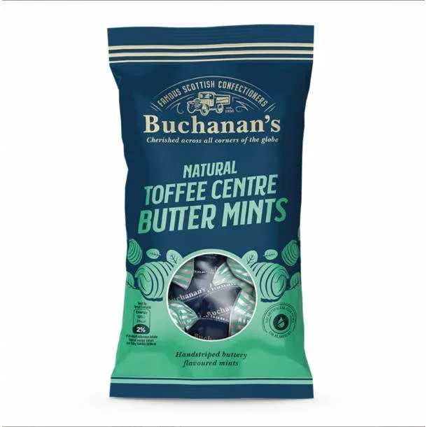 Christiansen Snacks Buchanan's toffee centre butter mints