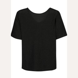 Liberte Essentiel Katty SS Blouse Black W. Black