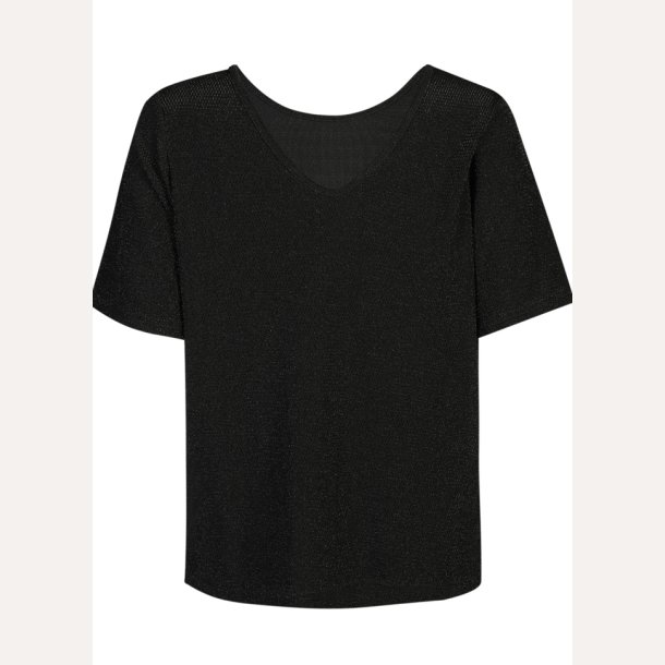 Liberte Essentiel Katty SS Blouse Black W. Black