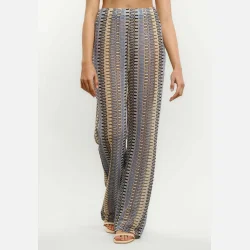 Liberte Essentiel Croc Pants Blue Creme Stripe 