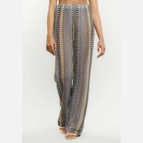 Liberte Essentiel Croc Pants Blue Creme Stripe 