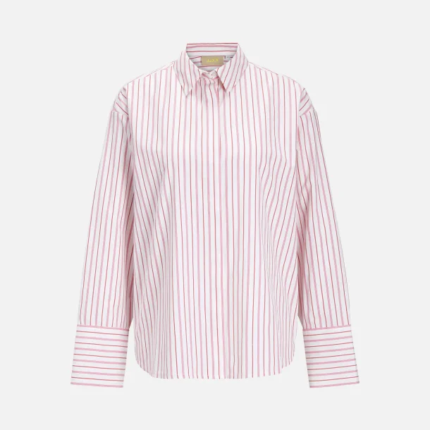 JJXX Caro poplin skjorte bl eller rd