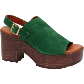 Tim & Simonsen Carola suede sandal gr�n