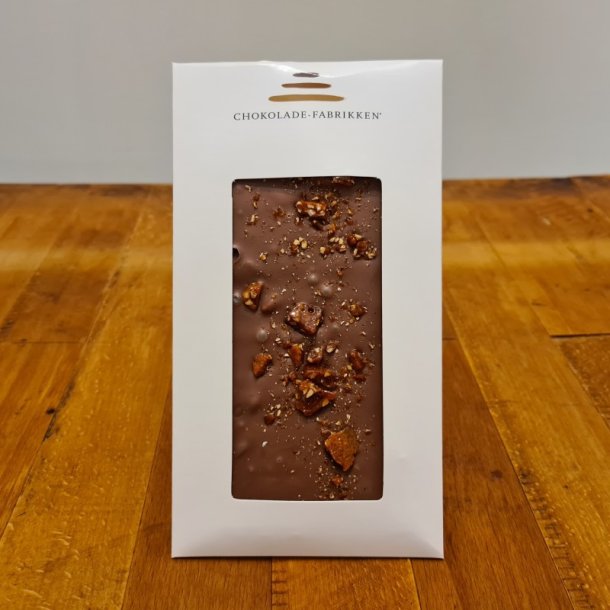 Chokolade-Fabrikken lys chokolade m/ mandel krokant
