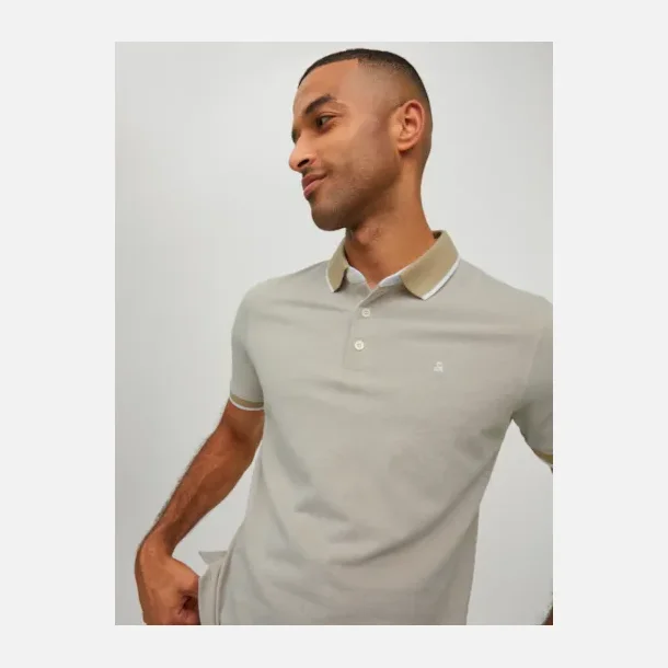 Jack &amp; Jones Paulos polo slim fit crockery