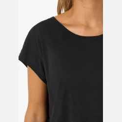 Noisy May Mathilde S/S Loose Long Top Black