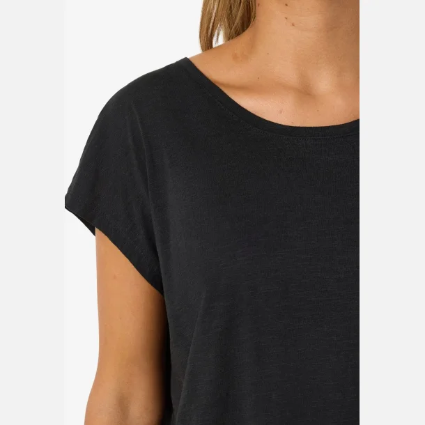 Noisy May Mathilde S/S Loose Long Top Black