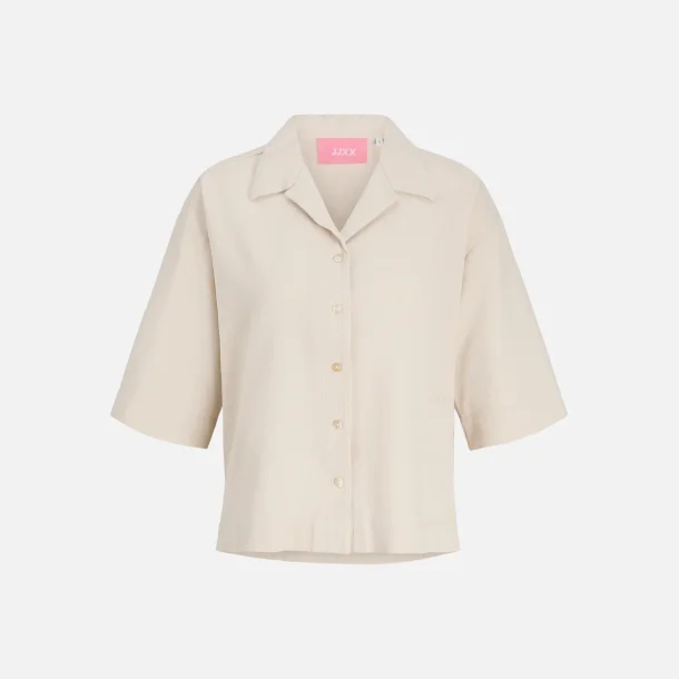 JJXX Global waffle 3/4 Resort Shirt Moonbeam