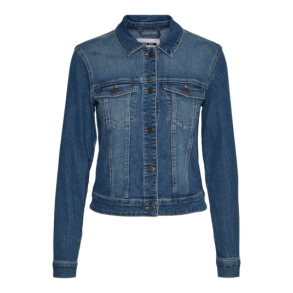Noisy May Debra denim jakke medium blue