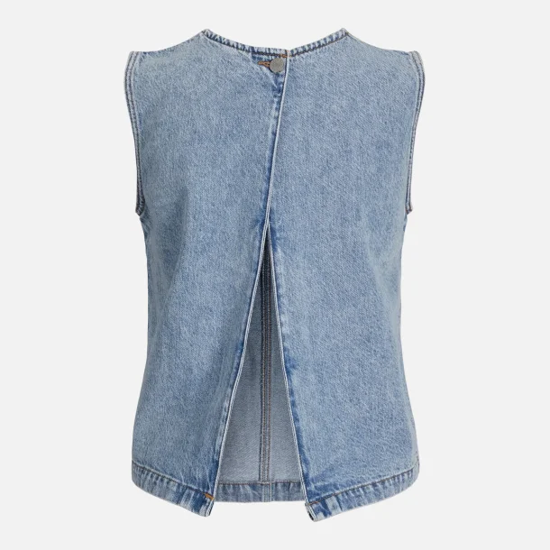 JJXX Dora denim top blue