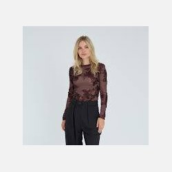 A-VIEW Romy Blouse Dark Brown