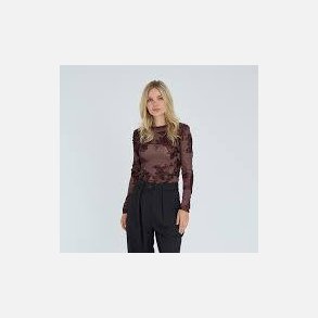 A-VIEW Romy Blouse Dark Brown