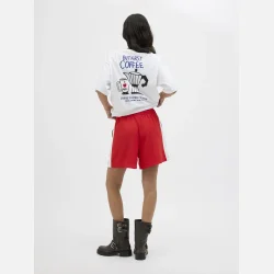 JJXX Lia Detail String MW Shorts Red/White