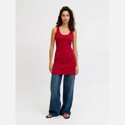 JJXX Frida U-Neck Dress Scarlet