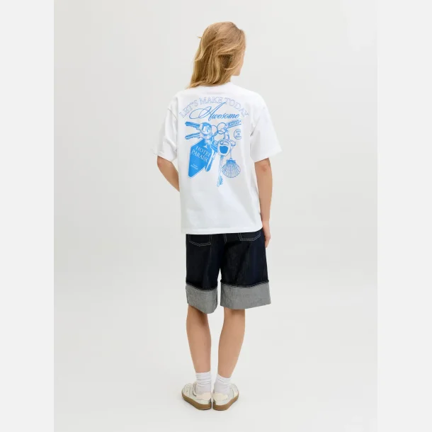 JJXX Milow Loose SS Tee Bright White