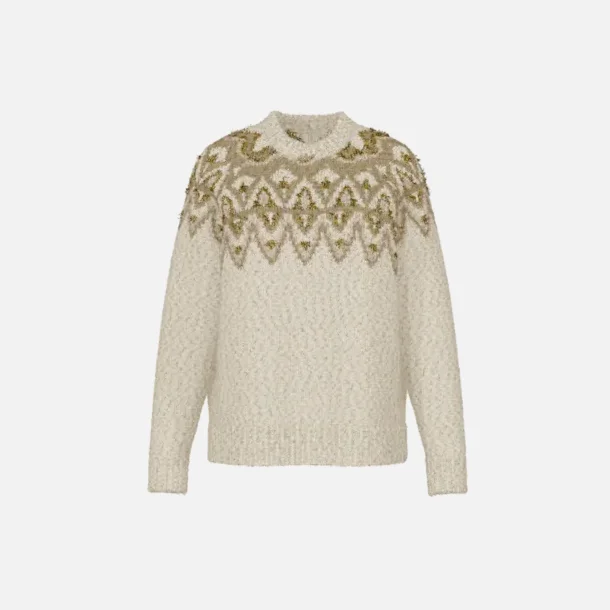 YAS Ela shimmer strik pullover