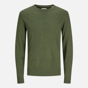 Jack & Jones Emil strik crew neck olive night