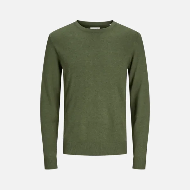 Jack &amp; Jones Emil strik crew neck olive night